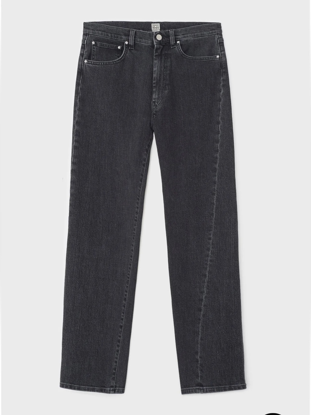 Toteme Twisted Seam Jeans in Denim Grey